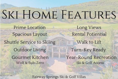 Experience mountain elegance in this luxurious three-bedroom on Canyons Golf Course in Utah - for sale on GolfHomes.com, golf home, golf lot