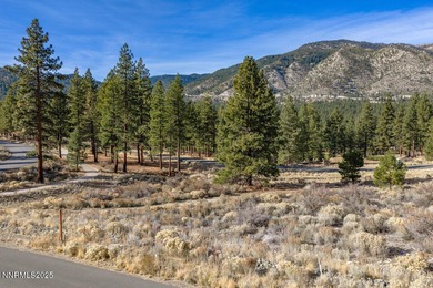 This sunny, gently sloping 0.846-acre parcel captures sweeping on Clear Creek Tahoe in Nevada - for sale on GolfHomes.com, golf home, golf lot