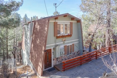 This charming Gambrel-style cabin in the Moonridge section of on Big Bear Mountain Ski and Golf Resort in California - for sale on GolfHomes.com, golf home, golf lot