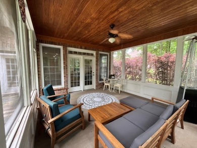 This beautiful brick home is nestled along the 14th hole of on Indian Trace Golf Course in Georgia - for sale on GolfHomes.com, golf home, golf lot