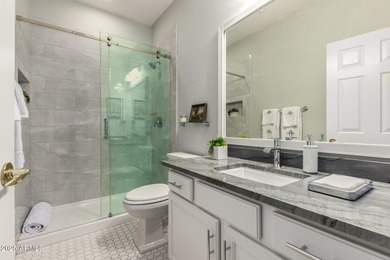 Nestled on a quiet cul-de-sac street and perched high above the on Anthem Golf and Country Club  in Arizona - for sale on GolfHomes.com, golf home, golf lot