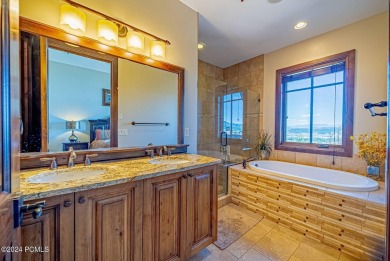 Experience mountain elegance in this luxurious three-bedroom on Canyons Golf Course in Utah - for sale on GolfHomes.com, golf home, golf lot