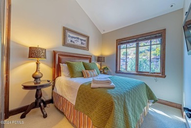 Experience mountain elegance in this luxurious three-bedroom on Canyons Golf Course in Utah - for sale on GolfHomes.com, golf home, golf lot