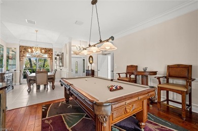 Looking for a meticulously maintained pool home, offered turnkey on Lely Resort Golf and Country Club in Florida - for sale on GolfHomes.com, golf home, golf lot