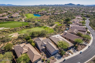 Nestled on a quiet cul-de-sac street and perched high above the on Anthem Golf and Country Club  in Arizona - for sale on GolfHomes.com, golf home, golf lot