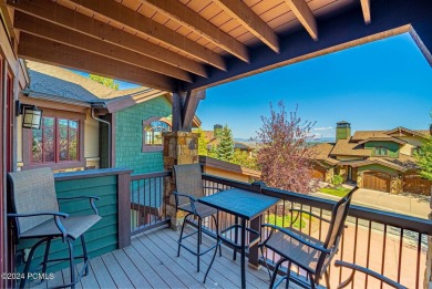 Experience mountain elegance in this luxurious three-bedroom on Canyons Golf Course in Utah - for sale on GolfHomes.com, golf home, golf lot