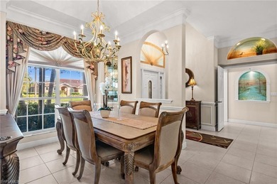 Looking for a meticulously maintained pool home, offered turnkey on Lely Resort Golf and Country Club in Florida - for sale on GolfHomes.com, golf home, golf lot