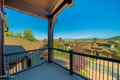 Experience mountain elegance in this luxurious three-bedroom on Canyons Golf Course in Utah - for sale on GolfHomes.com, golf home, golf lot