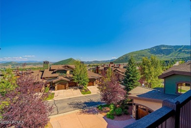 Experience mountain elegance in this luxurious three-bedroom on Canyons Golf Course in Utah - for sale on GolfHomes.com, golf home, golf lot