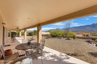 Lovely Laredo with Panoramic Mountain Views! Great Curb Appeal! on Saddlebrooke Golf Course in Arizona - for sale on GolfHomes.com, golf home, golf lot