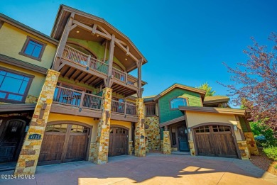 Experience mountain elegance in this luxurious three-bedroom on Canyons Golf Course in Utah - for sale on GolfHomes.com, golf home, golf lot