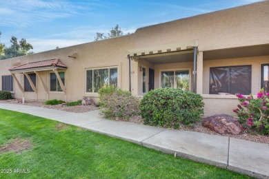 Welcome to this beautiful 2-bedroom, 2-bathroom condo in the on Sun Village Golf Course in Arizona - for sale on GolfHomes.com, golf home, golf lot