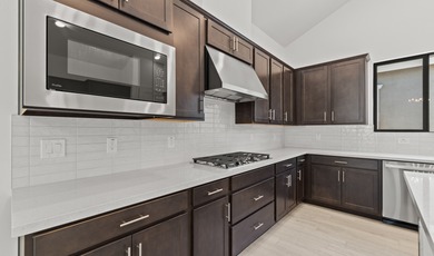 Expansive great room and dining area with optional vaulted on  in Arizona - for sale on GolfHomes.com, golf home, golf lot