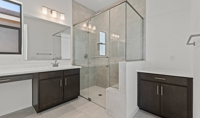 Expansive great room and dining area with optional vaulted on  in Arizona - for sale on GolfHomes.com, golf home, golf lot