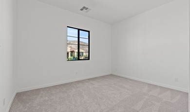 Expansive great room and dining area with optional vaulted on  in Arizona - for sale on GolfHomes.com, golf home, golf lot