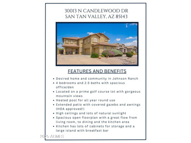 Live in an oasis at Johnson Ranch! A family-friendly community & on The Golf Club At Johnson Ranch in Arizona - for sale on GolfHomes.com, golf home, golf lot