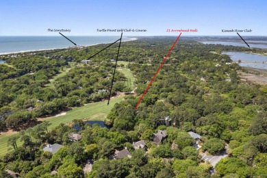 This Kiawah Island residence is situated on a tranquil street on Kiawah Island Resort - Turtle Point in South Carolina - for sale on GolfHomes.com, golf home, golf lot