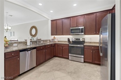 Discover this exquisite 2-bedroom, plus large den with closet on Pelican Preserve Golf Club in Florida - for sale on GolfHomes.com, golf home, golf lot