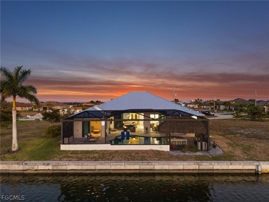 Built in 2023 along the 120-foot Optimist Canal, this on Burnt Store Golf Club in Florida - for sale on GolfHomes.com, golf home, golf lot