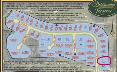 Pond lot located within Bridgewater Reserve on Hole #15 of on Bridgewater Golf Club in Indiana - for sale on GolfHomes.com, golf home, golf lot