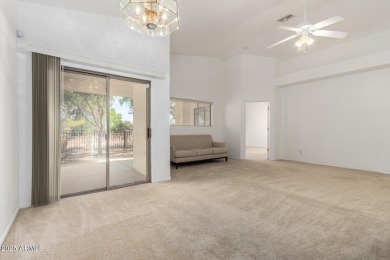 This lovely home is nestled on the 16th fairway of the on Raven Golf Club At South Mountain in Arizona - for sale on GolfHomes.com, golf home, golf lot