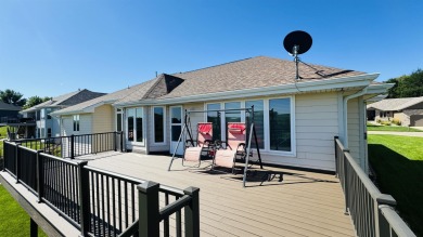Beautiful 3-bedroom home in Hinton, IA located right on the golf on Deer Run Golf Course in Iowa - for sale on GolfHomes.com, golf home, golf lot