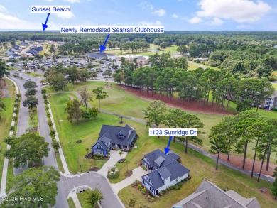 Casual coastal comfort meets a stylishly appointed floor plan on Sea Trail Golf Resort in North Carolina - for sale on GolfHomes.com, golf home, golf lot