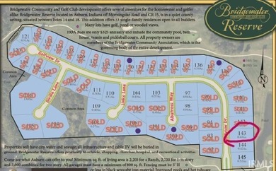 Pond lot located within Bridgewater Reserve on Hole #15 of on Bridgewater Golf Club in Indiana - for sale on GolfHomes.com, golf home, golf lot