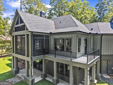 Stunning Lakefront Luxury Home in Reynolds Landing with Sunset on Reynolds Lake Oconee - The Landing in Georgia - for sale on GolfHomes.com, golf home, golf lot