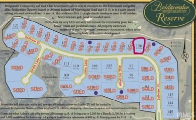 New Lot located within Bridgewater Reserve. Views of fairway #14 on Bridgewater Golf Club in Indiana - for sale on GolfHomes.com, golf home, golf lot