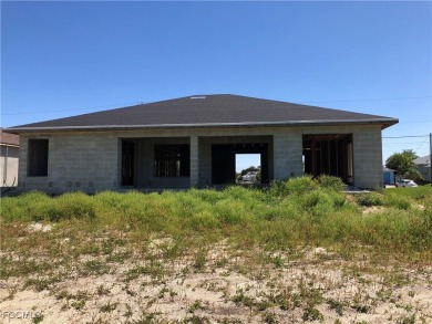 Unfinished construction on Coral Oak Public Golf Course - 4 on Burnt Store Golf Club in Florida - for sale on GolfHomes.com, golf home, golf lot