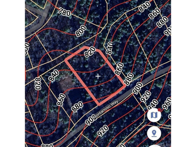 One acre sloped lot with a possible winter viewe build your new on Coronado Golf Course in Arkansas - for sale on GolfHomes.com, golf home, golf lot