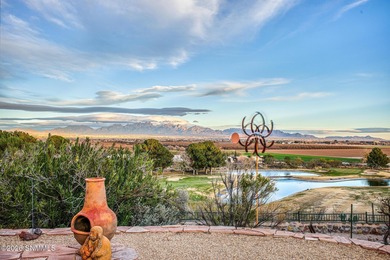 Santa Fe style authentic adobe home overlooking Picacho Hills on Picacho Hills Country Club in New Mexico - for sale on GolfHomes.com, golf home, golf lot
