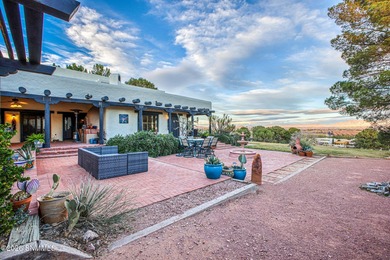 Santa Fe style authentic adobe home overlooking Picacho Hills on Picacho Hills Country Club in New Mexico - for sale on GolfHomes.com, golf home, golf lot