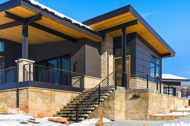 Enjoy elevated living in this stunning Hideout retreat perched on Talisker Club At Tuhaye in Utah - for sale on GolfHomes.com, golf home, golf lot