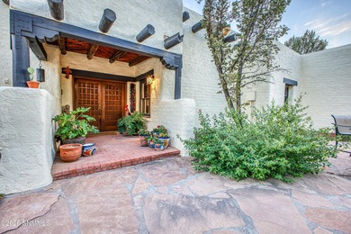 Santa Fe style authentic adobe home overlooking Picacho Hills on Picacho Hills Country Club in New Mexico - for sale on GolfHomes.com, golf home, golf lot
