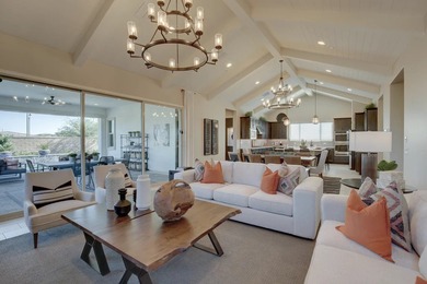 Expansive great room and dining area with optional vaulted on Verrado Golf Club - Victory in Arizona - for sale on GolfHomes.com, golf home, golf lot