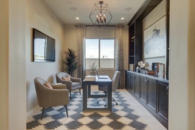 Expansive great room and dining area with optional vaulted on Verrado Golf Club - Victory in Arizona - for sale on GolfHomes.com, golf home, golf lot