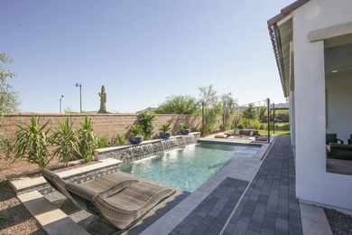Expansive great room and dining area with optional vaulted on Verrado Golf Club - Victory in Arizona - for sale on GolfHomes.com, golf home, golf lot