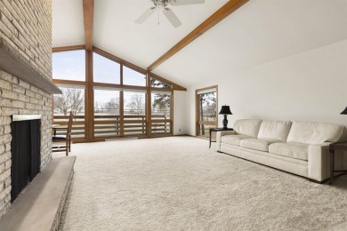 Awesome mid-century ranch w/full walk-out lower level. Overlooks on Mauh-Nah-Tee-See Country Club in Illinois - for sale on GolfHomes.com, golf home, golf lot