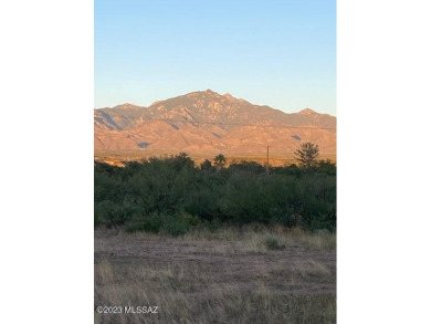 The property has an east/west exposure with views of Santa Rita on Tubac Golf Resort and Spa in Arizona - for sale on GolfHomes.com, golf home, golf lot