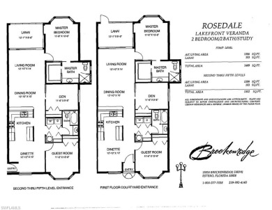 Turnkey end unit (Rosedale model) in Preserve I being sold on Estero Country Club in Florida - for sale on GolfHomes.com, golf home, golf lot