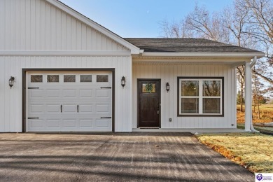 Stylish, functional, low maintenance, new construction and on Doe Valley Country Club in Kentucky - for sale on GolfHomes.com, golf home, golf lot