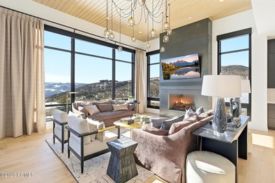 Mountain Contemporary 5 BR residence with elevated design on Talisker Club At Tuhaye in Utah - for sale on GolfHomes.com, golf home, golf lot