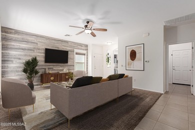 Discover easy living and mountain views at 8754 N White Spruce on Quarry Pines Golf Club  in Arizona - for sale on GolfHomes.com, golf home, golf lot