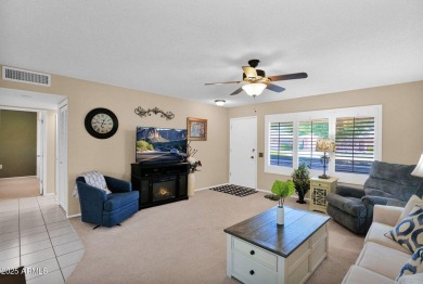 In the heart of Sun City, just steps from the lush Greenbelt and on PalmBrook Country Club in Arizona - for sale on GolfHomes.com, golf home, golf lot