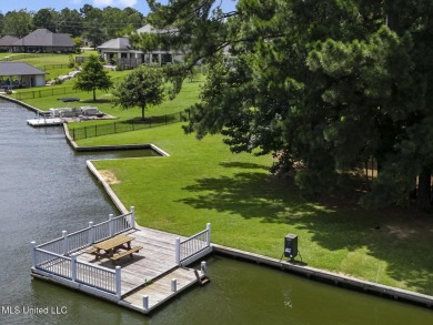 Double Boat Slip, Pier and one of the last LARGE waterfront lots on Lake Caroline Golf Club in Mississippi - for sale on GolfHomes.com, golf home, golf lot