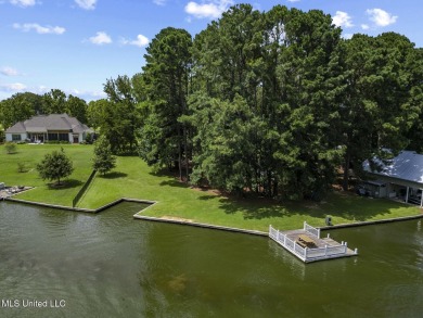 Double Boat Slip, Pier and one of the last LARGE waterfront lots on Lake Caroline Golf Club in Mississippi - for sale on GolfHomes.com, golf home, golf lot