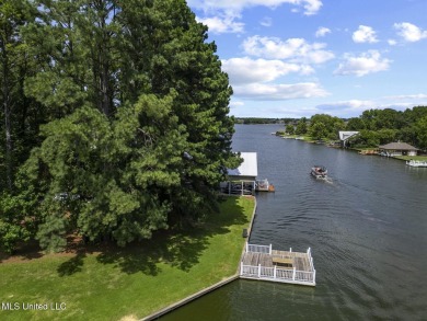 Double Boat Slip, Pier and one of the last LARGE waterfront lots on Lake Caroline Golf Club in Mississippi - for sale on GolfHomes.com, golf home, golf lot