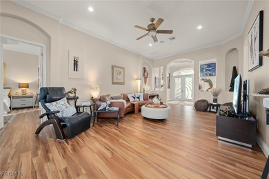 Welcome to this inviting 3-bedroom plus den, 2-bath home located on Fiddlesticks Country Club in Florida - for sale on GolfHomes.com, golf home, golf lot